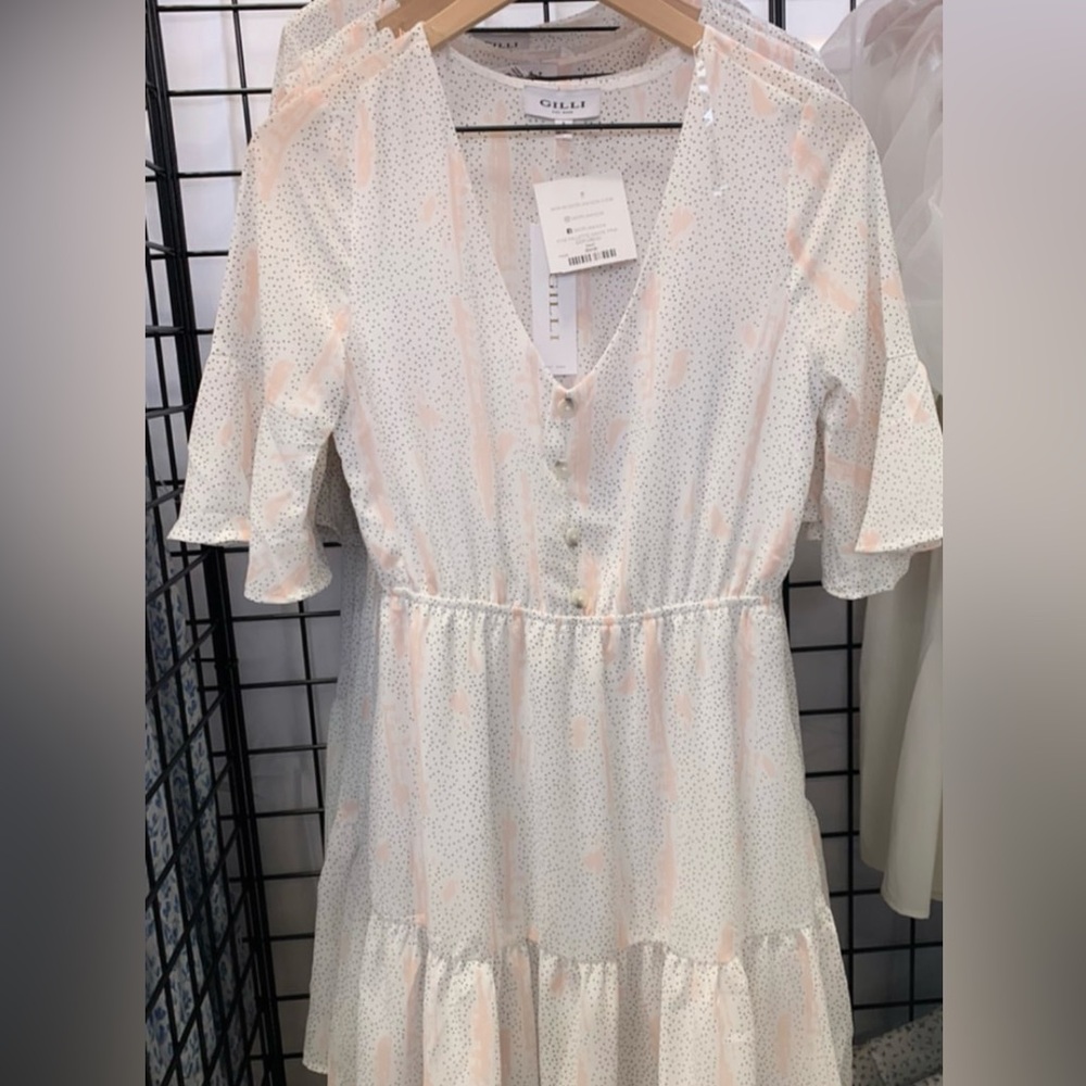 Beautiful polka dot abstract dress
